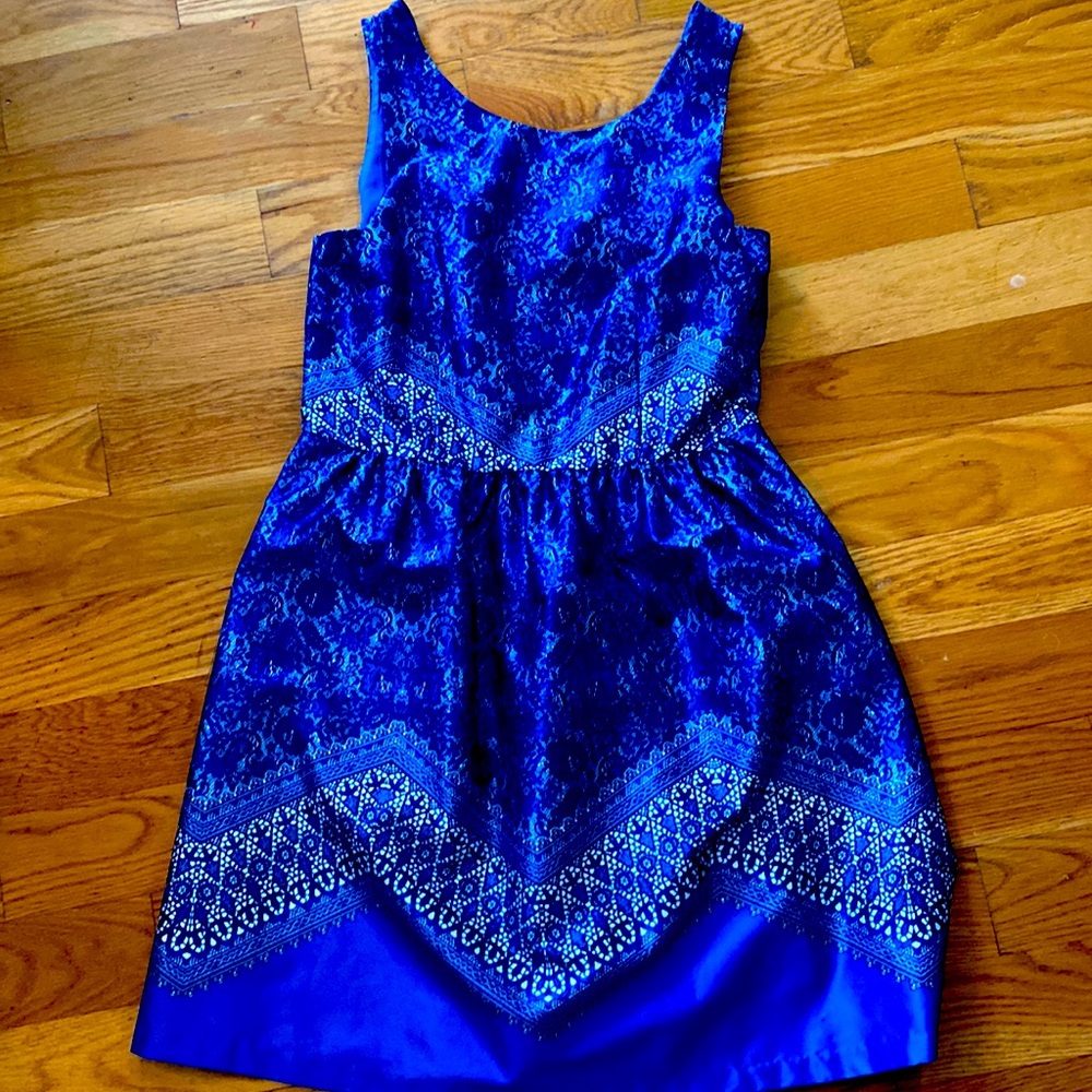 Outback Red blue sleeveless cocktail dress